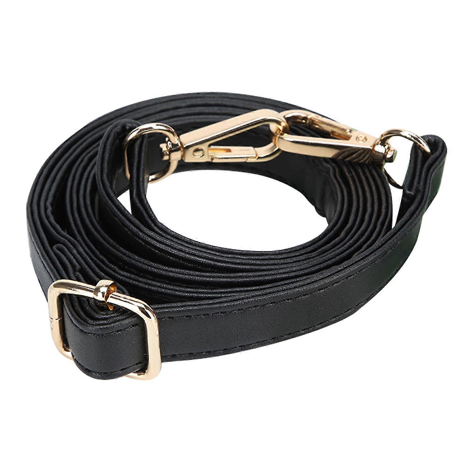 Bag Strap With Swivel Clasp Adjustable Length Solid DIY Purse Making PU Leather New