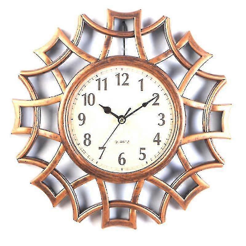 Abstract Wall Clock Digital Geometric Wall Clock Quartz Copper A