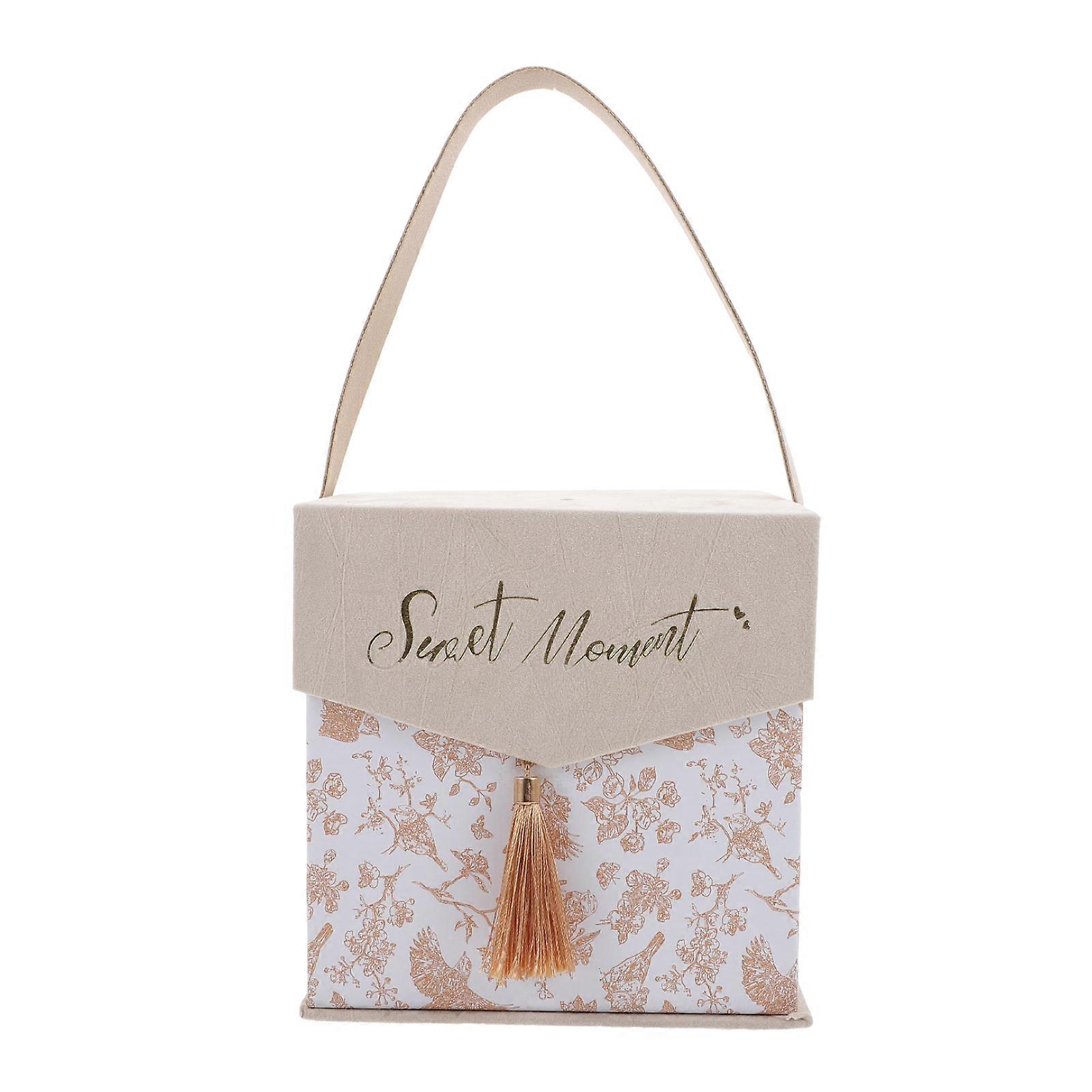 1Pc Elegant Gift Box Chic Wedding Gift Packaging Box Practical Gift Box Wrap Box