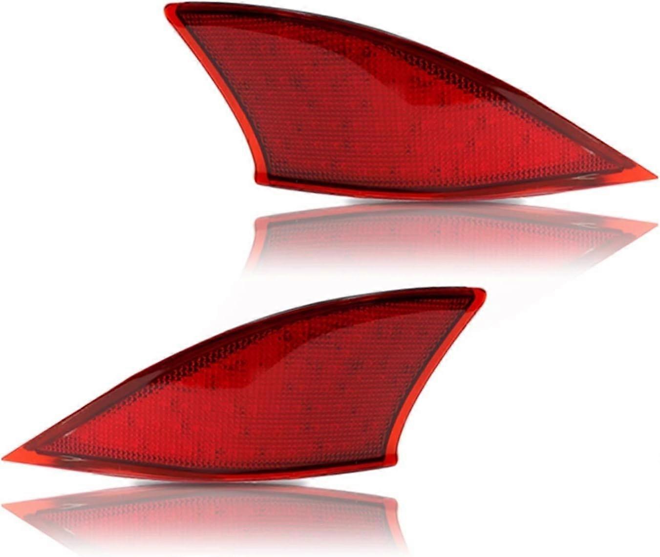 TWOMEM For Lexus IS250 IS350 ISF Taillight Brake & Rear Fog Lamp Red Rear Bumper Reflector Lights Strobo Flash Turn Signal Light Rear Tail Lamps (Colo