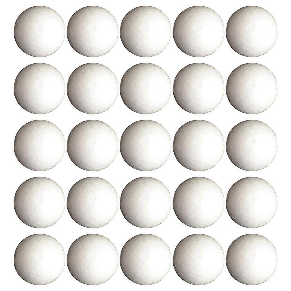 25Pcs 7cm Modeling Craft Solid Polystyrene Balls Round Spheres Wedding Decoration DIY Stuff(White)