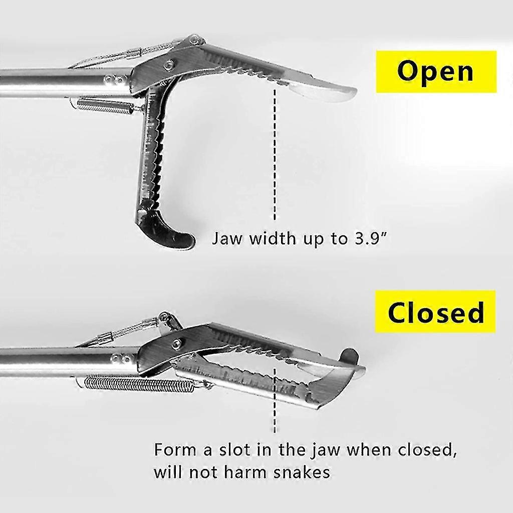 Snake Tongs Professional Collapsible Reptile Catcher Rattlesnake Grabber S