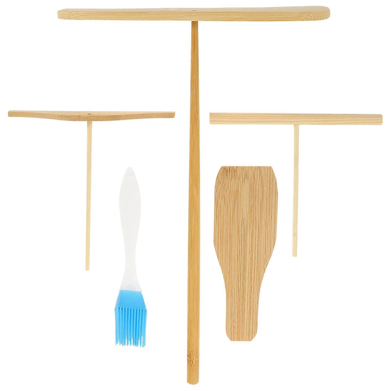5pcs Pancake Rakes Batter Spreading Tools Omelet Cooking Utensils Random Color