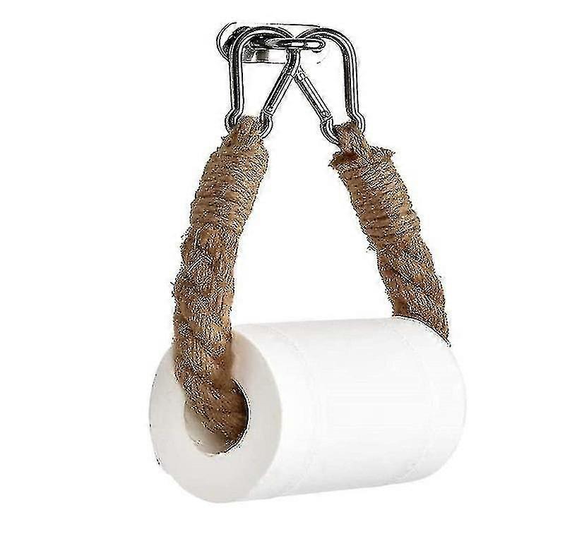 WC-rullapidike ilman porausta Teollinen wc-rullapidike Pyyhepidike Pyöreä rengas vintage kylpyhuoneen pyyherengas
