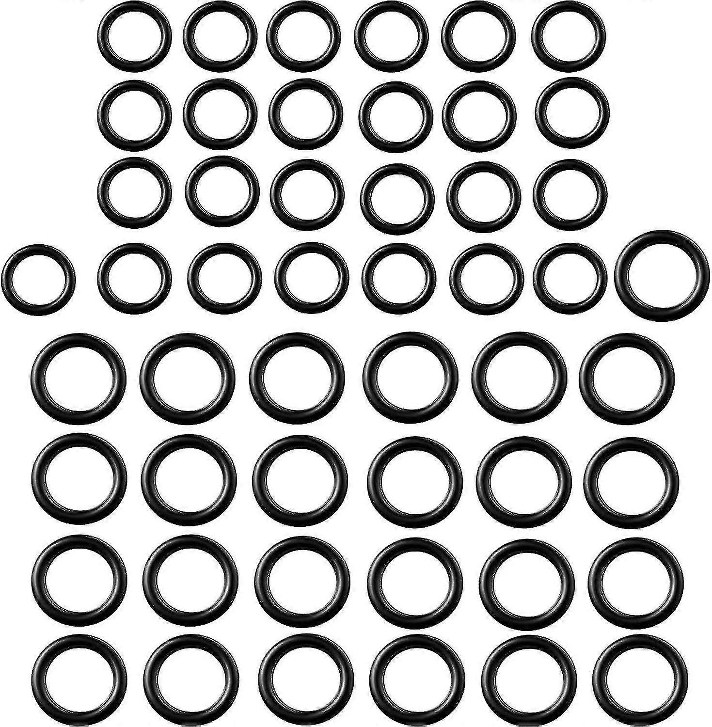 50-Piece Pressure Washer O-Ring Seals Replacement for Quick Connect Coupler