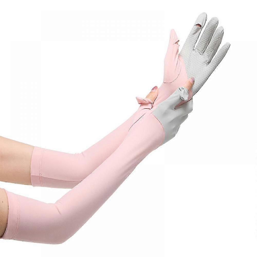 Kylande solhylsor UV-skydd Armärmar Armskyddsärm för män kvinnor, täcktatuering, issilkematerial, fräscht och andningsbart, effektiv UV-blockering