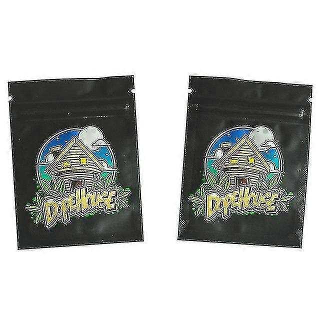 7x9cm Wiederverwendbare Lebensmittelaufbewahrung Blätter Mylar Ziplock Beutel Wasserdichte Verpackung Cooki Transparente Tasche Kunststoffdruck Aufbewahrungstaschen-ykc-20pcs-pattern13