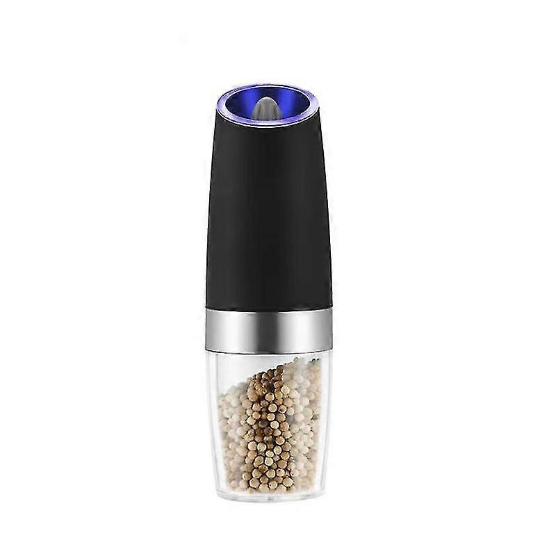 Electric Gravity Pepper Grinder Set, Salt/ Pepper Grinder Set With Adjustable Coarseness
