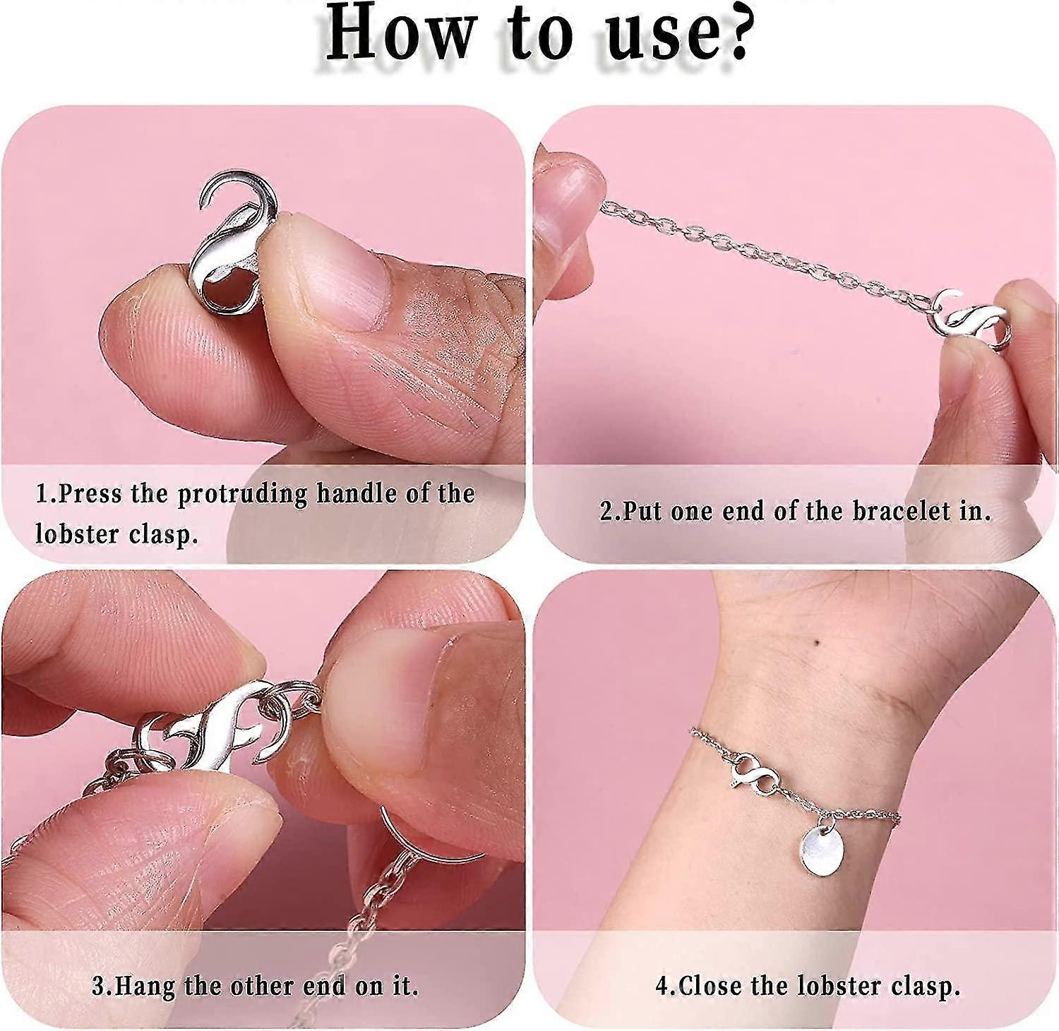 Fermoir en T 13 mm pour bracelet ou collier - Argent 925 Doré à l'or