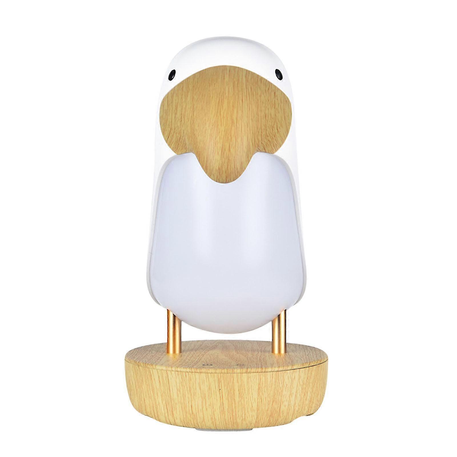 Holz Nachtlicht USB Wiederaufladbare Dual-Purpose-Licht Schlafzimmer Warme Erinnerungslicht mit Bluetooth