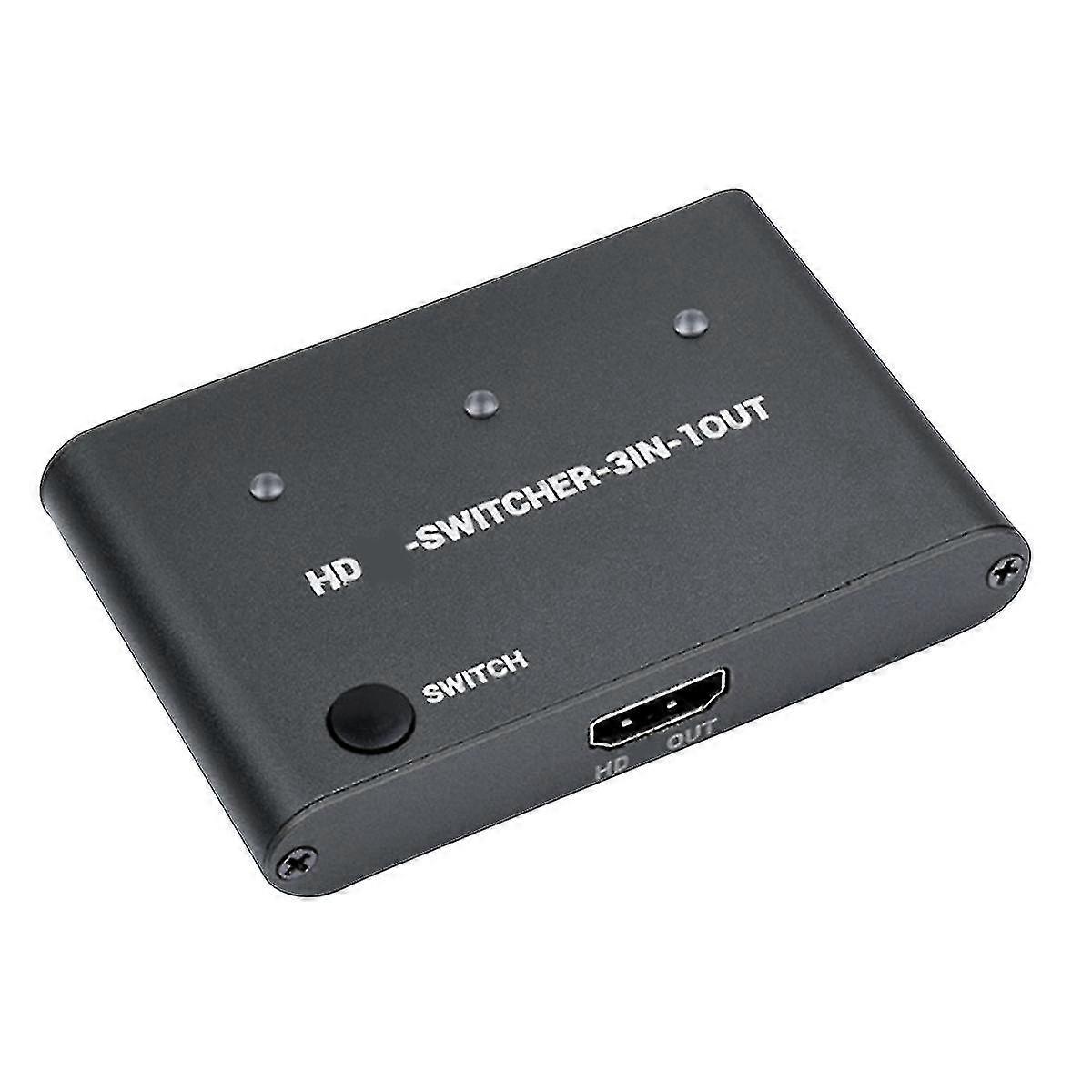 Three-way -compatible Switcher 4k Hd Display Video Converter Three Into One Out