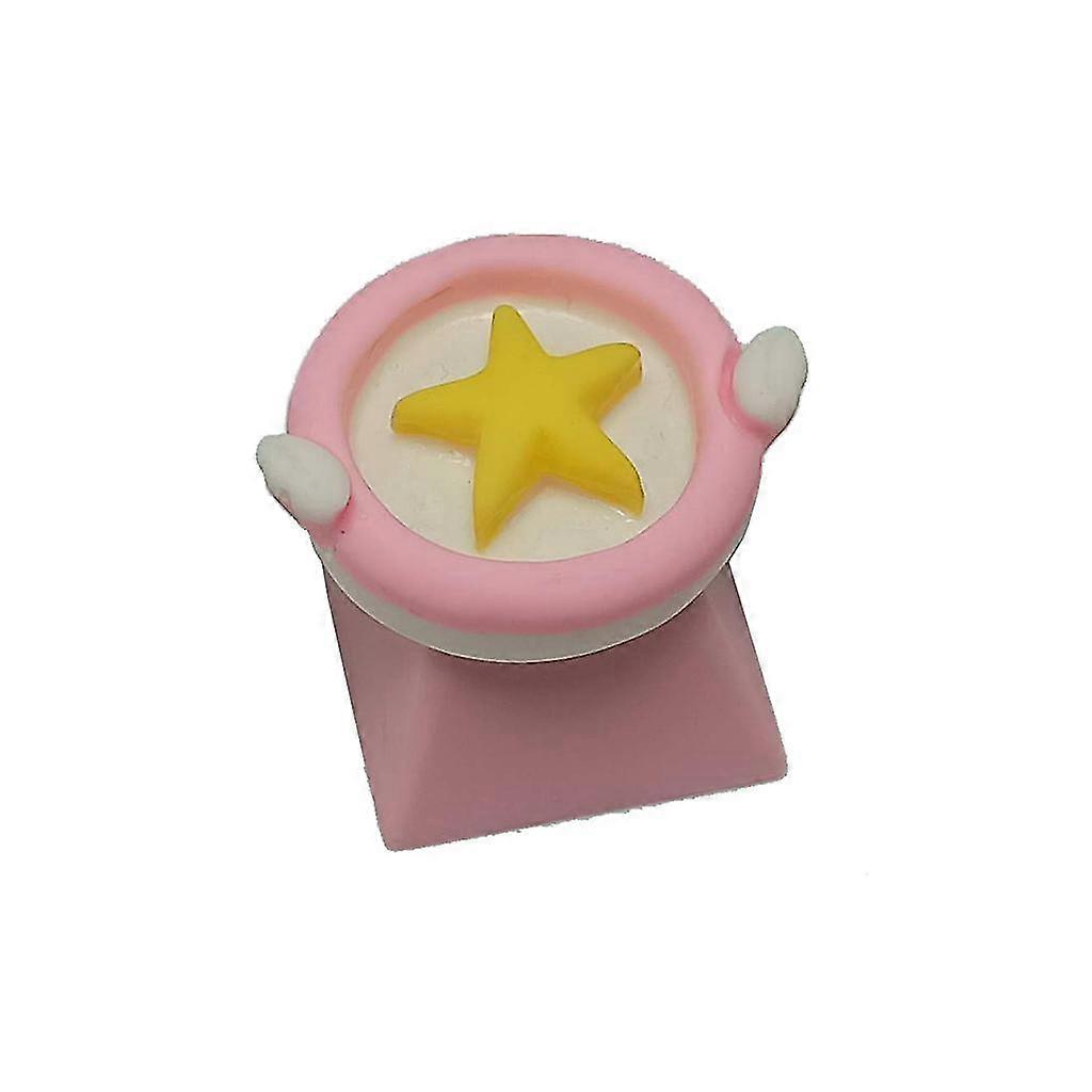 1pc Pbt Keycap Cute Fawn Mechanical Keyboard Cap R4 Height Keycap Oem Profile