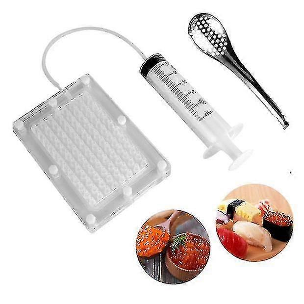 1 Set Of Professional Molecular Gastronomy Caviar Maker Caviar Filter Spherification Dropper