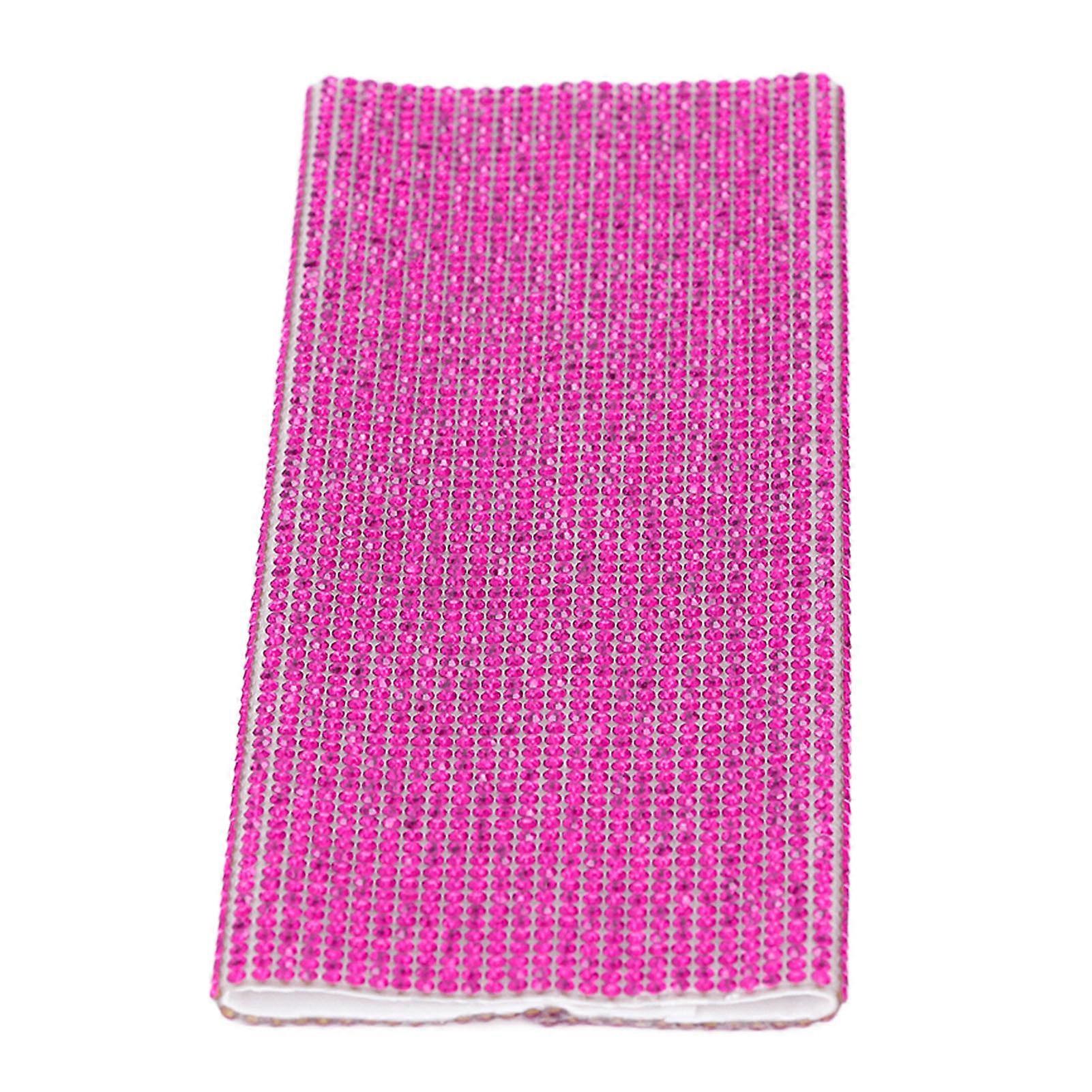 Mic Handle Sleeve Rhinestones Universal Sparkling Microphone Handle Body Cover for Stage Shows Bars Rose Red