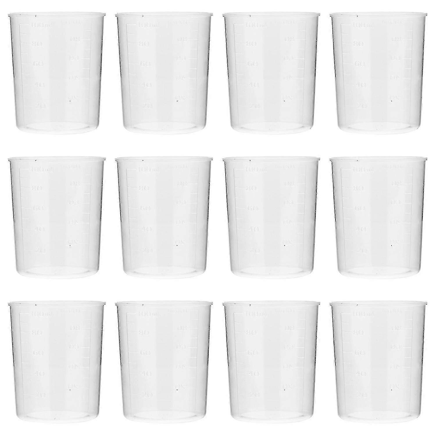 40 قطعة أكواب قياس شفافة عالية الجودة أكواب أكواب متدرجة