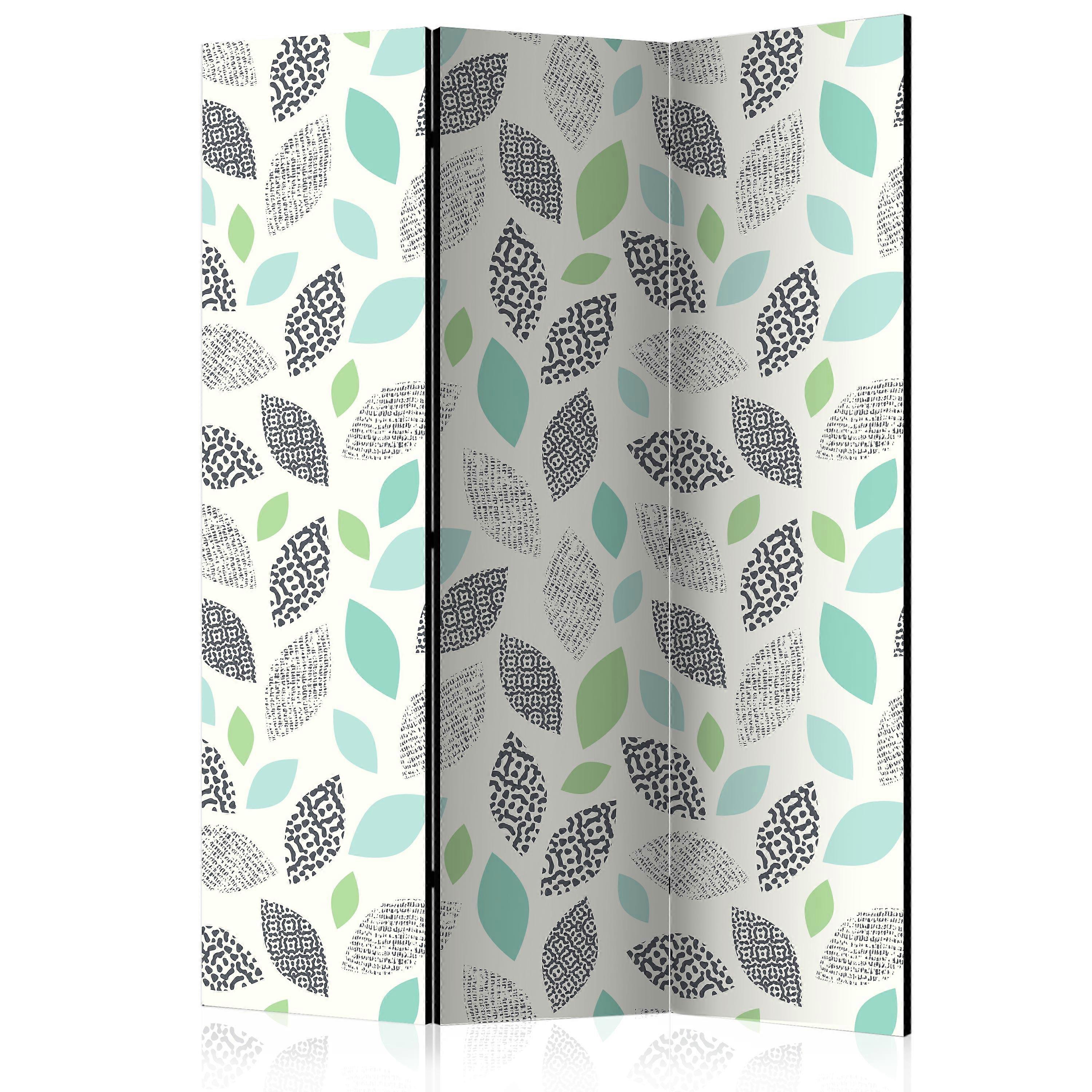 Rumsavdelare - mönstrade blad