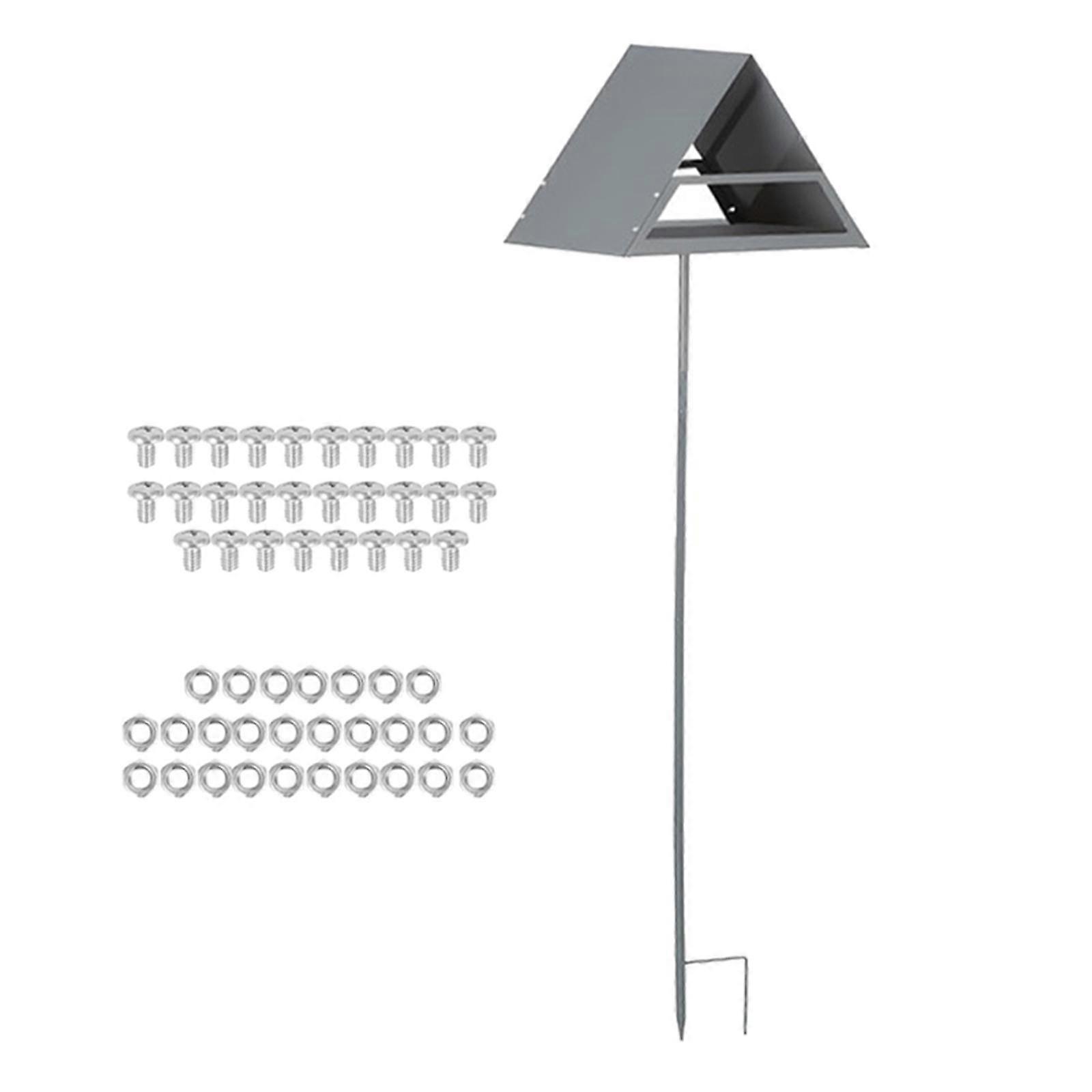 מזין ציפורים מתכת לקישוט חצר גן חיצונית לפטיו בחוץ