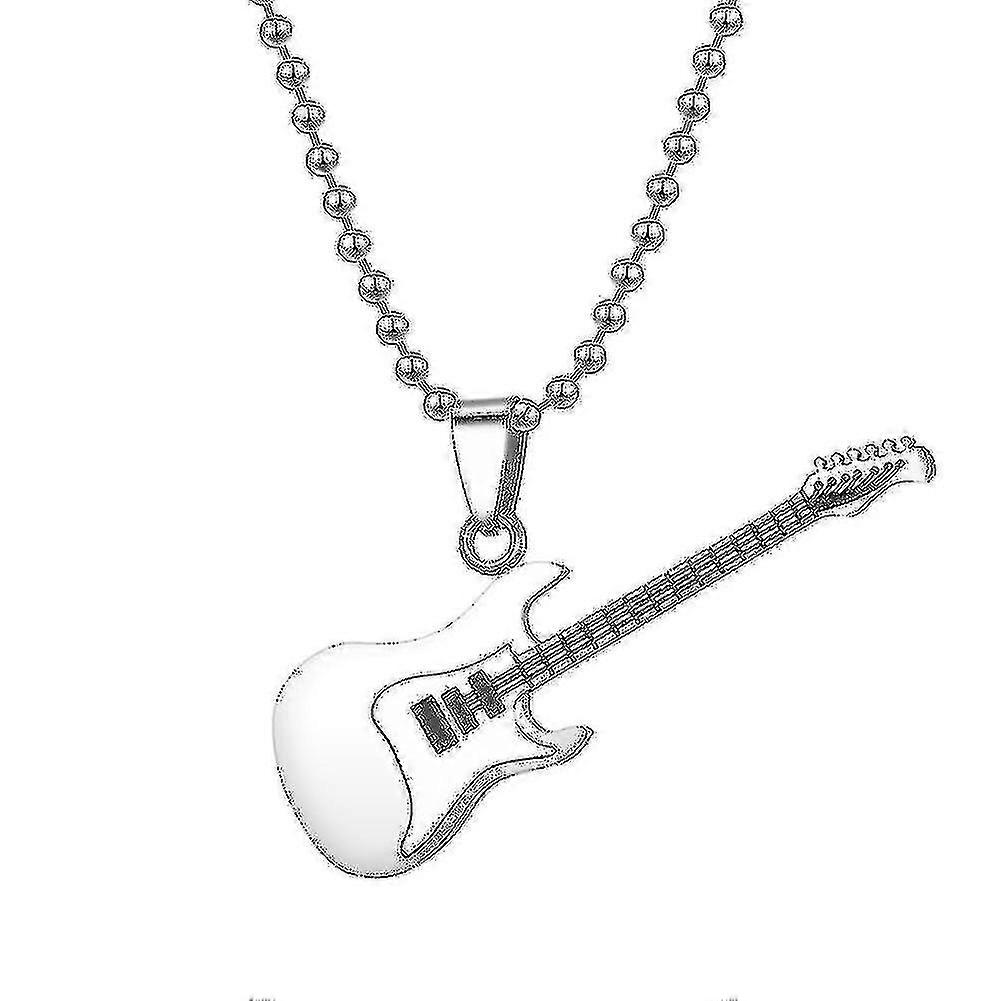 Gitarrhalsband Elgitarrhänge Långkedjig halsband Present för män