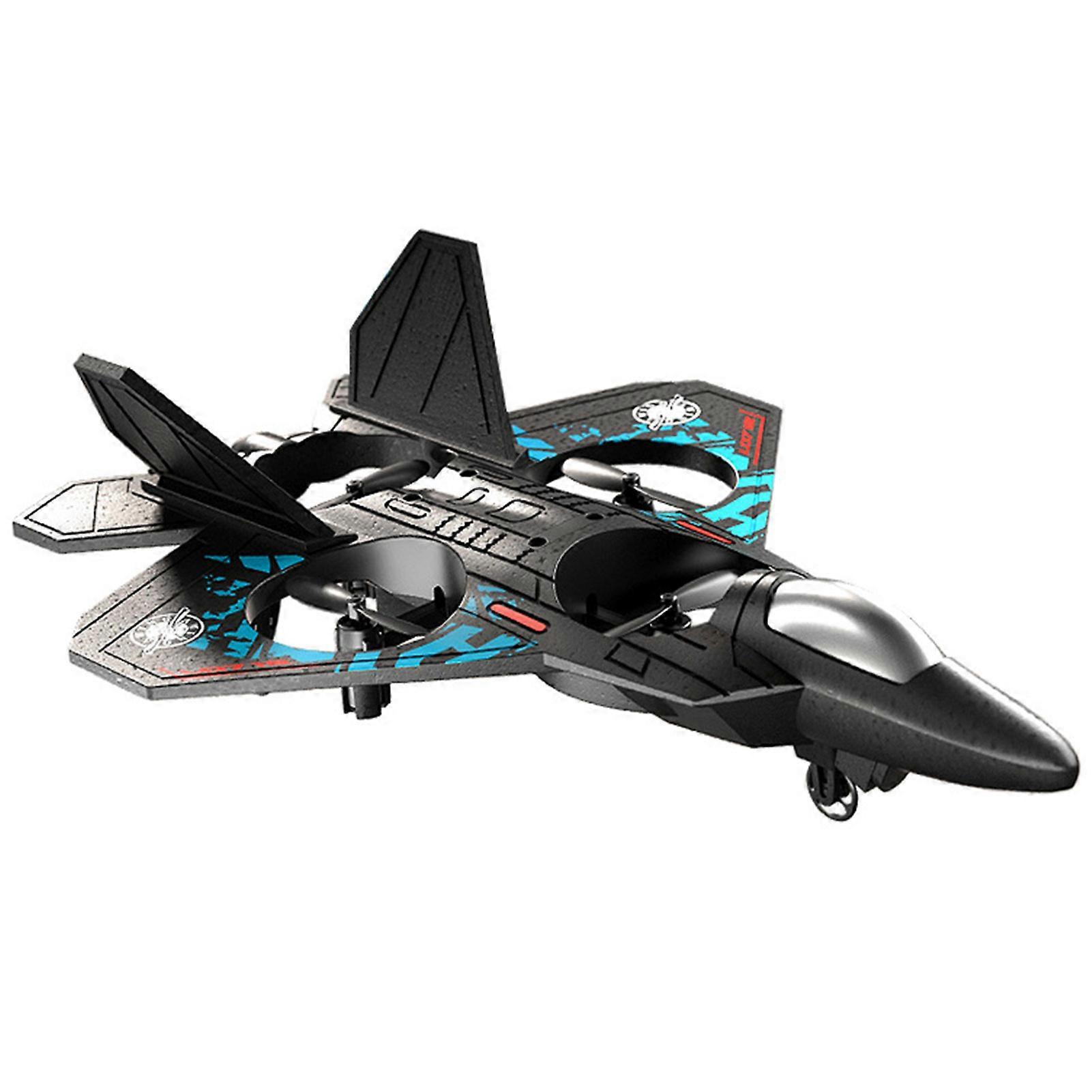 2.4GHz 6-axis-Gyro Airplane RC-Fighter Quadcopters Fun Long Standy Time Playthings for Outdoor Travel