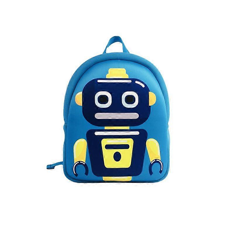 Robot Cartoon Children's Schoolbag Elementary Students Lightweight Shoulder Protection Backpack