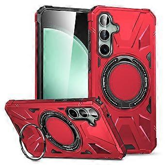 Für Samsung Galaxy A35 MagSafe Schock Magnet Ring Schutzhülle Rot