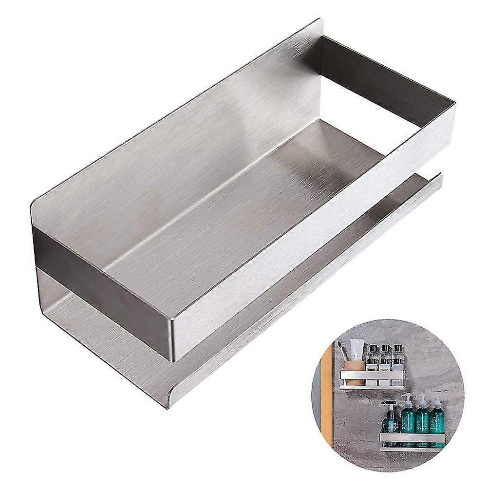 Spice Rack Organizer Single Tier Refrigerator Spice Storage Shelf, Easy To Install The Side Of Refrigerator Can Hold Spices, Jar Of Olive Oil, Cooking