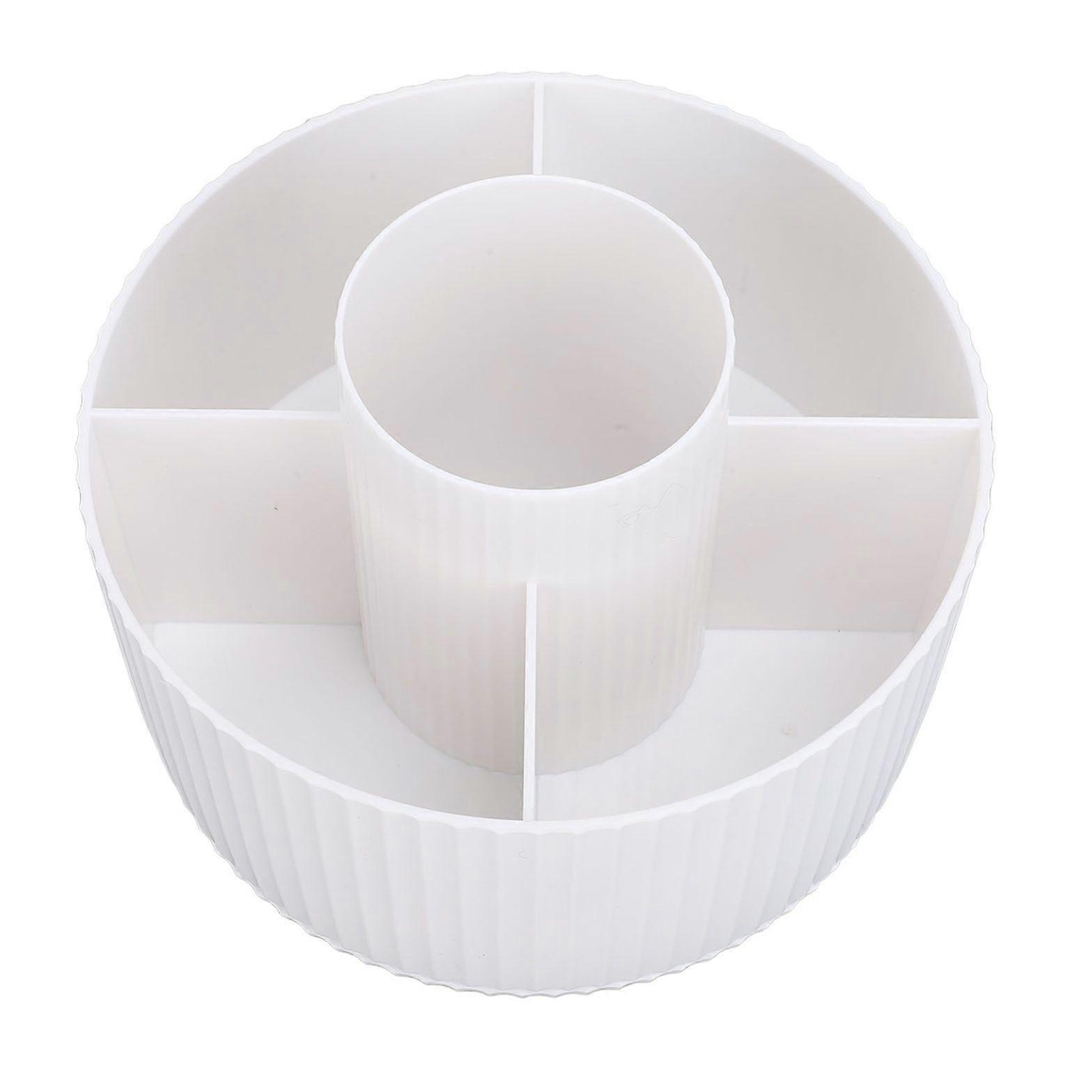 360 Rotating Makeup Brush Holder with 5 Slots