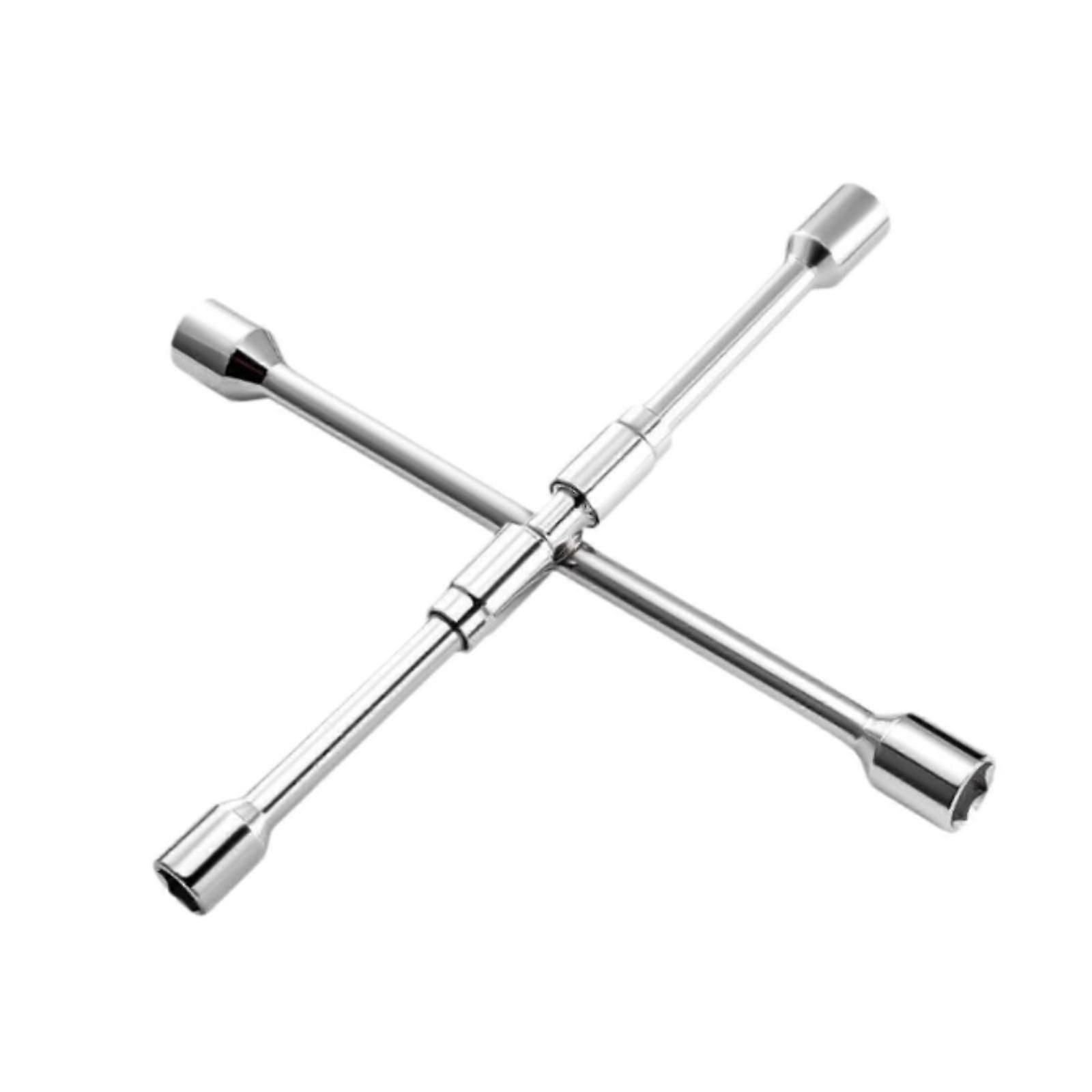 Generic 4 Way Folding Lug Wrench Direct Replace Sliding Lug Wrench Accessory