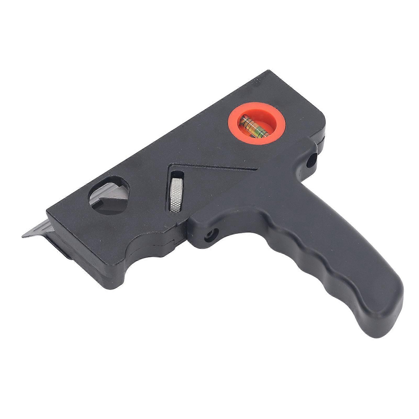 Aluminum Alloy Chamfer Planer, Woodworking Hand Planer, for Fast Planing of Edges and Corners, Black