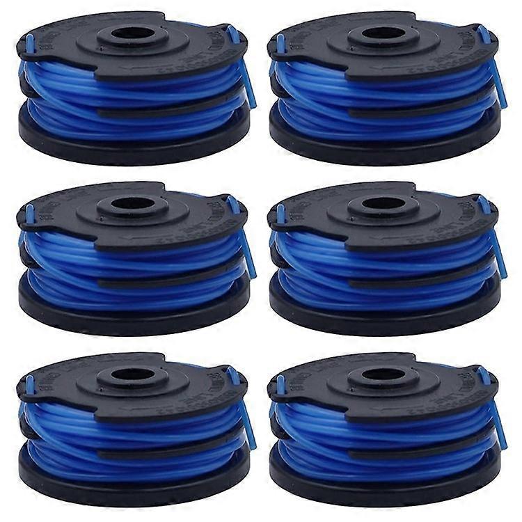 6Pcs TLG-03 Nylon Rope Line Spool Compatible For Kobalt KST 120X / 120X-06 Lawn Mower Replacement Part