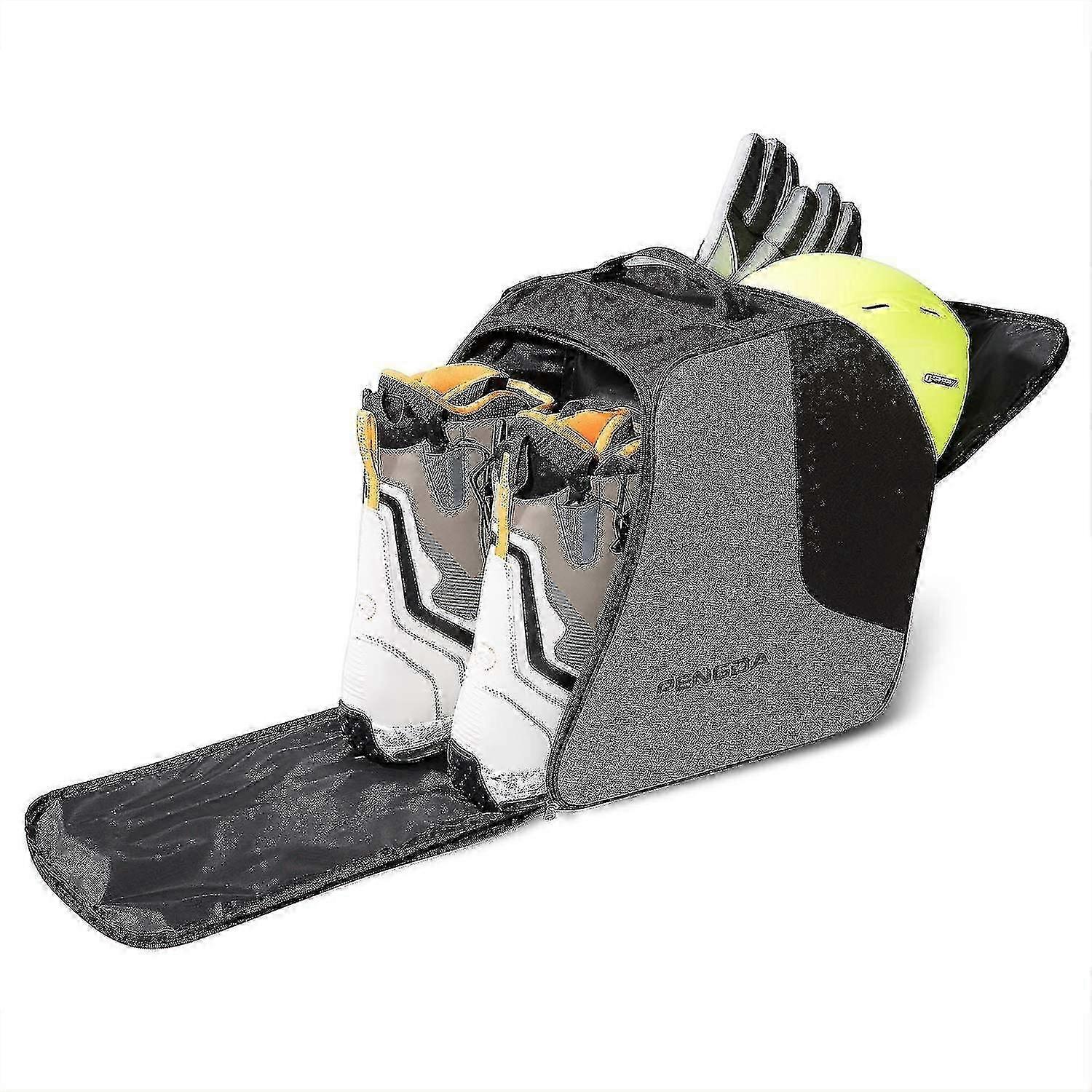Ski Boot Bag -Ski Boots Snowboard Boots Bag Vattentät Travel Boot Bag för skidhjälmar, skyddsglasögon, handskar, skidkläder Boot Förvaring (2 separata Compart