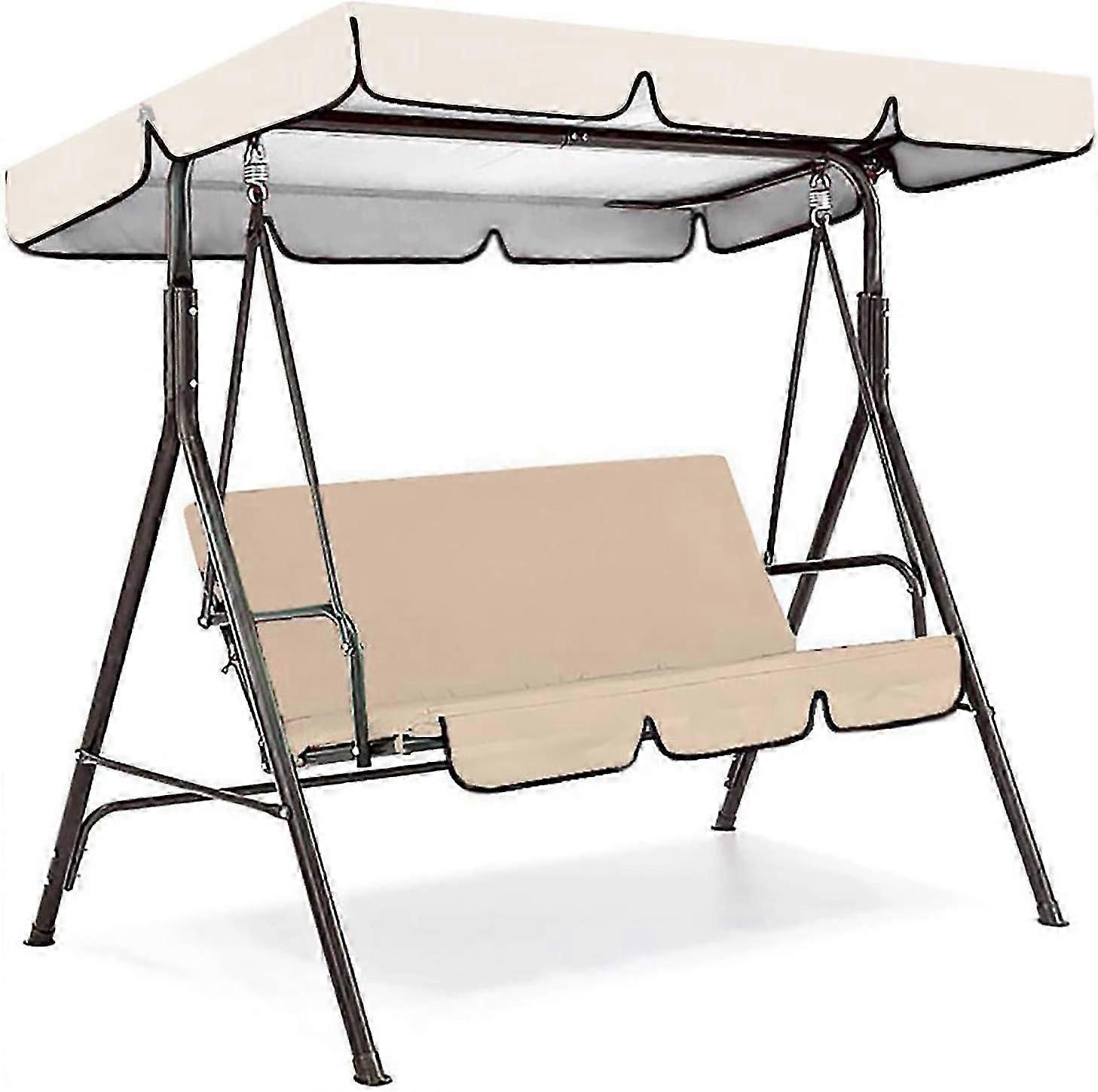 Replacement Upholstery Cover for Porch Swing, Garden Swing Bench Seat Cushion Cover
