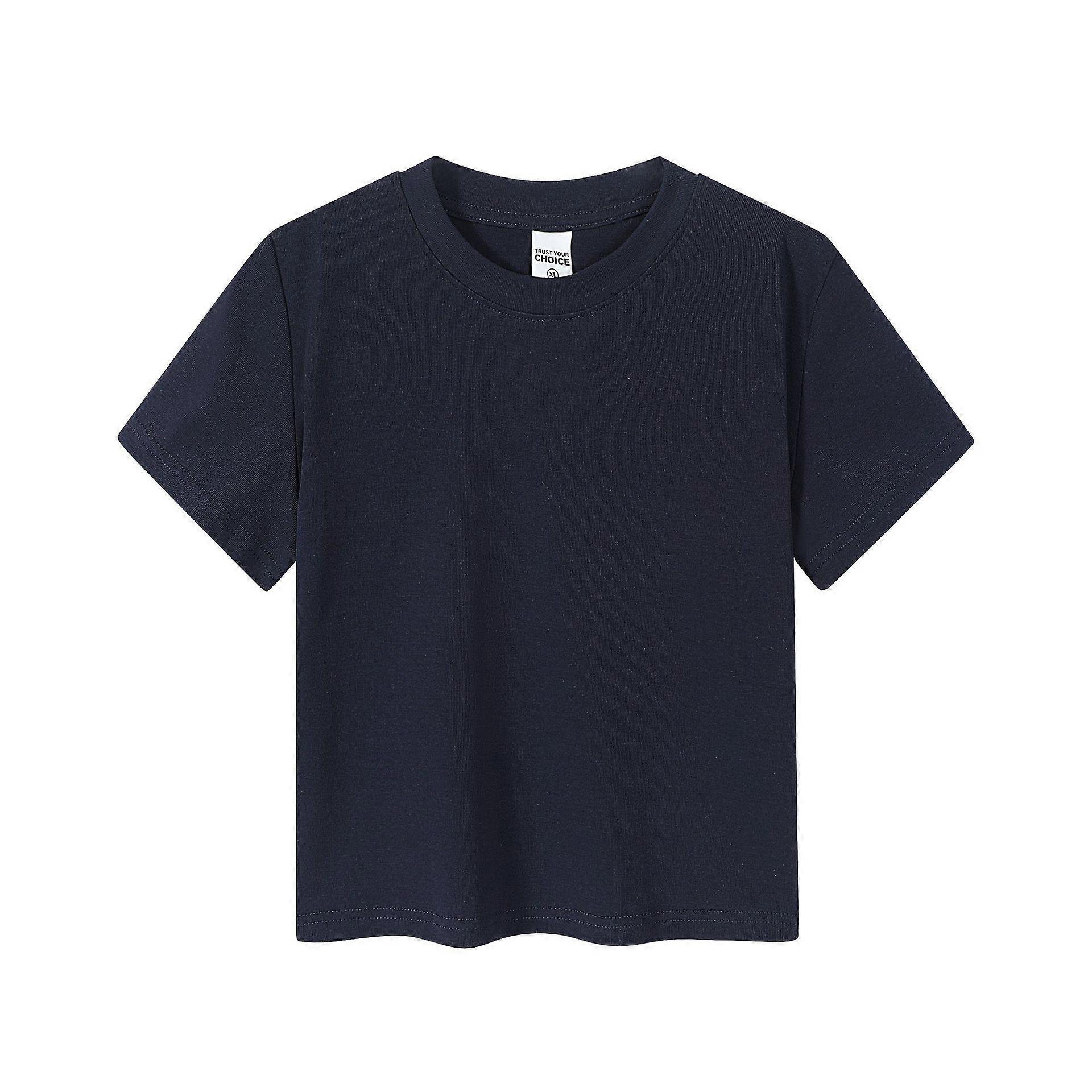 Slim regular shoulder crop top spandex yarn T T-shirt