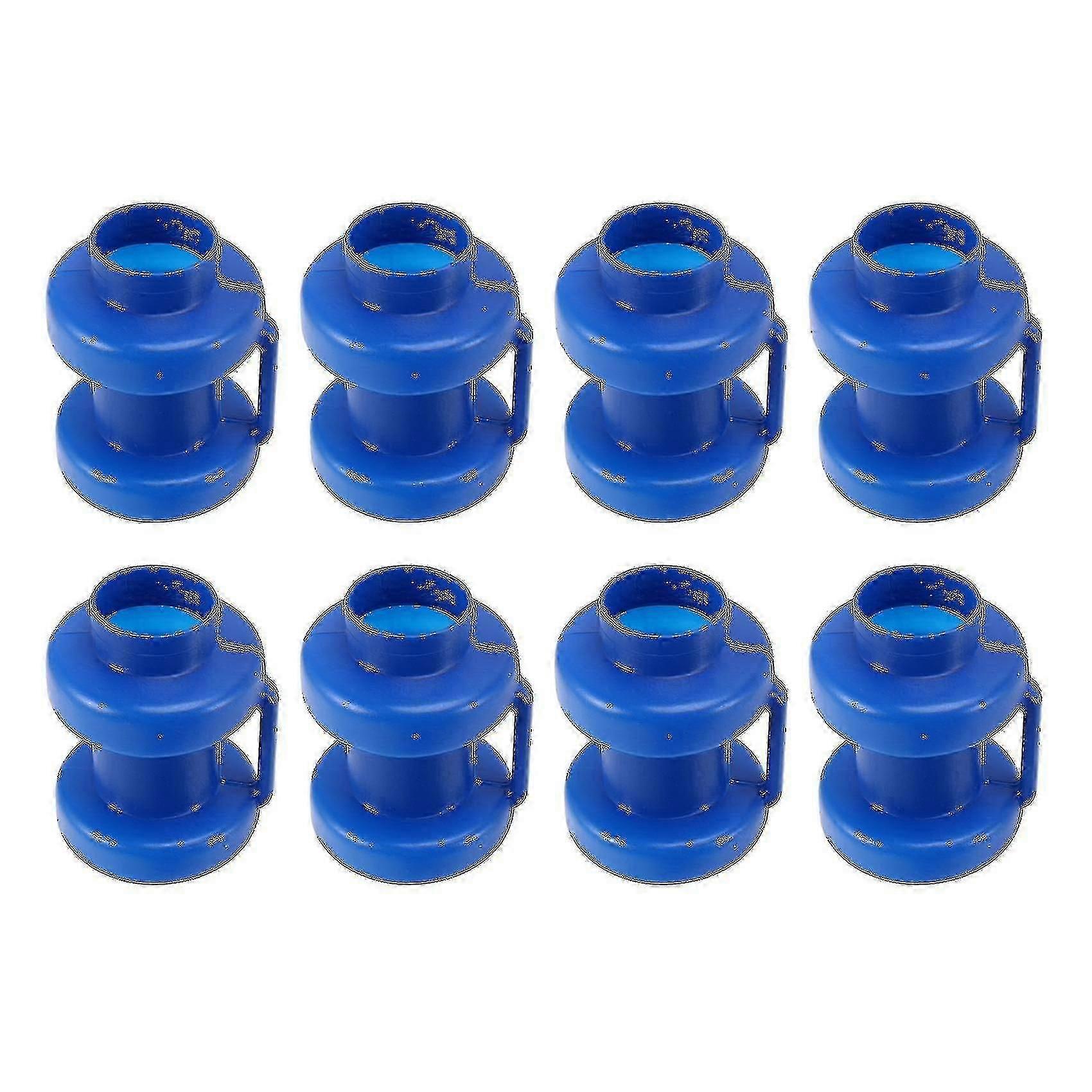 8pcs Trampoline Enclosure Pole Cap Plastic Trampoline Pole Caps Replacement Mini Trampoline Leg Cap