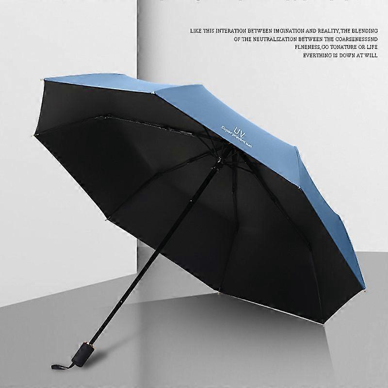 Dual-Use Umbrella Automatic Open/Close Eight Ribs 96cm Diameter for Rain and Shine Use