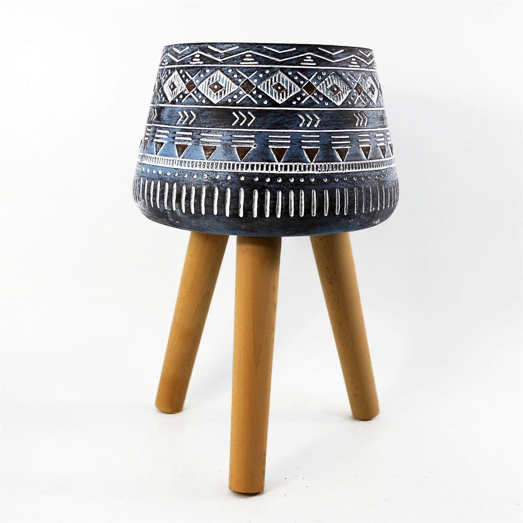 44cm x 26cm  Aztec Blue Composite  Large Planter