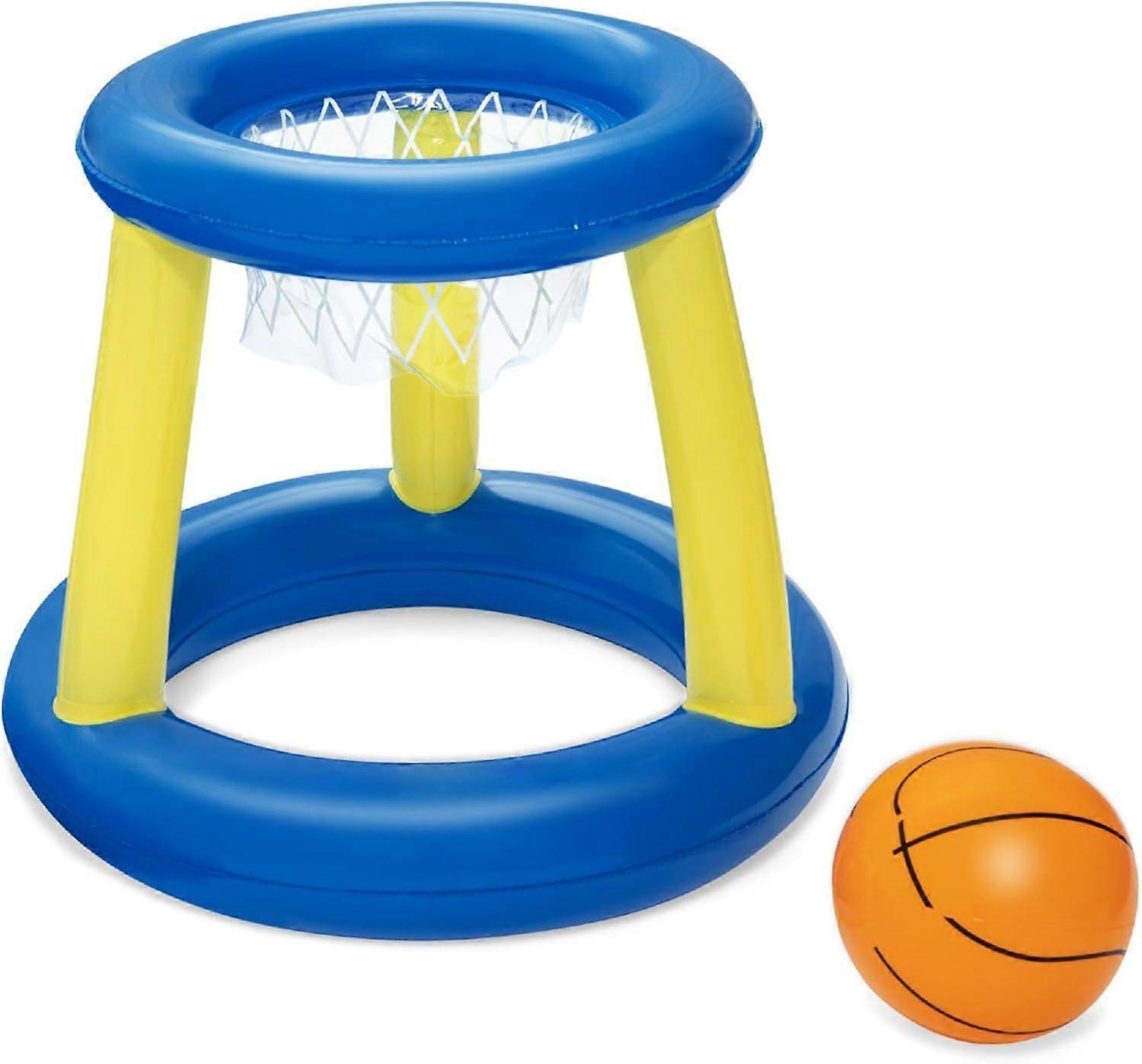 inflatable Basketball Swimming Set, Floating Pool Game, Orange