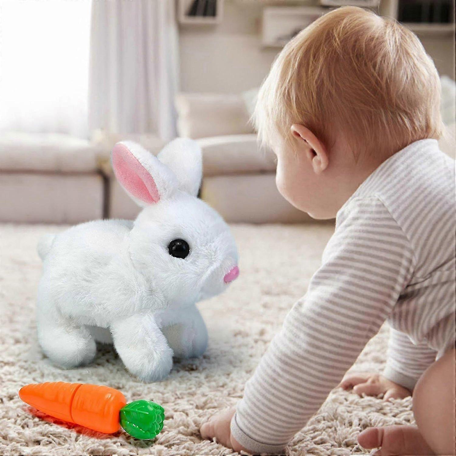 Bunny toys Interactive toys Bunnies Can Walk and Talk, Easter Plush Stuffed Bunny toy Walking Rabbit