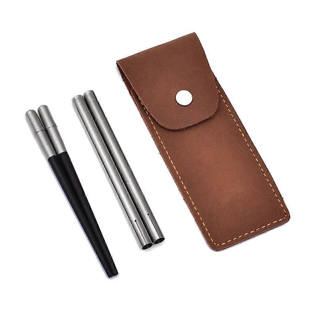 Easy Carry Chopsticks with Storage Bag Convenient Foldable Chopsticks Tableware
