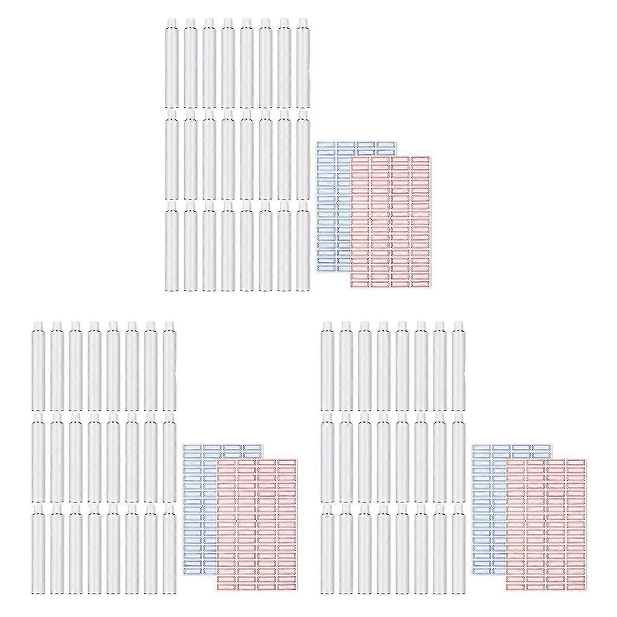 72 Pcs Empty Aluminum Paint Tubes 20 Ml Paint Tubes for Making Paint and Store Remaining Paint Acry