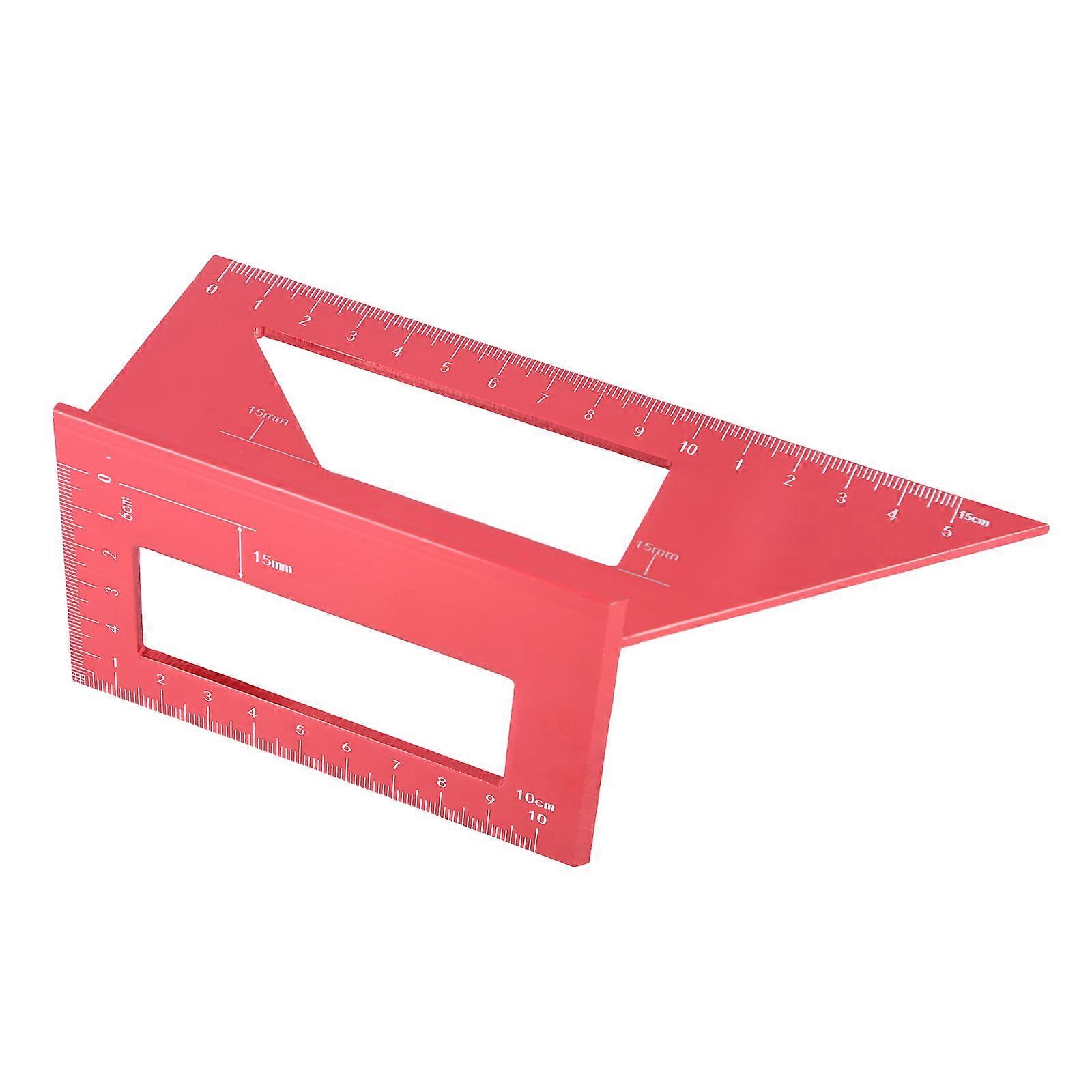 Upgrades Aluminum Square Protractor Aluminum Square Protractor for Carpentry & Engineering Measurement Tasks Red