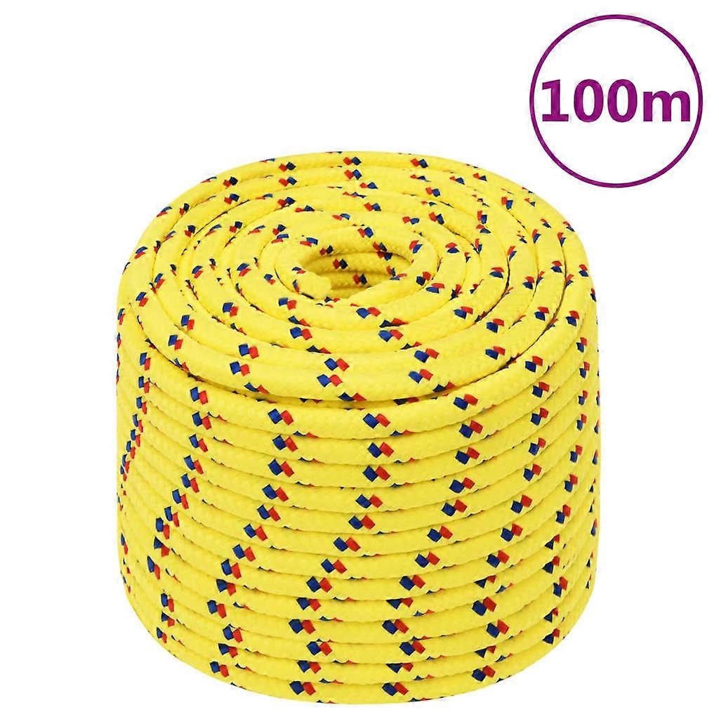 Boat Rope Yellow 12 mm 100 m Polypropylene
