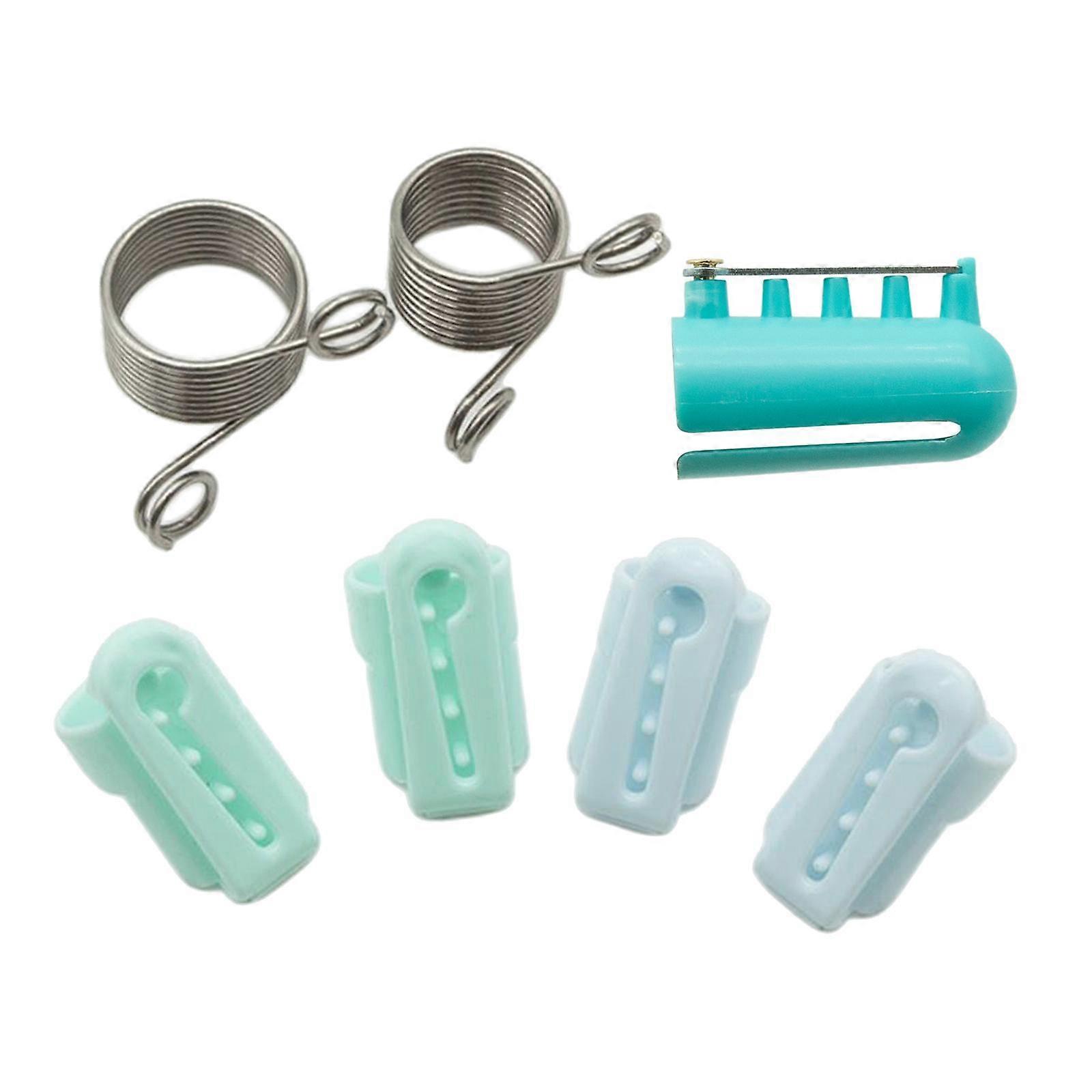 5 Pieces Knitting Thimble Knitting Yarn Thread Guide Finger Ring Knitting