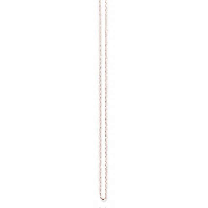 Thomas Sabo Rose Gold Plated Ribbon Necklace KE1106-415-12