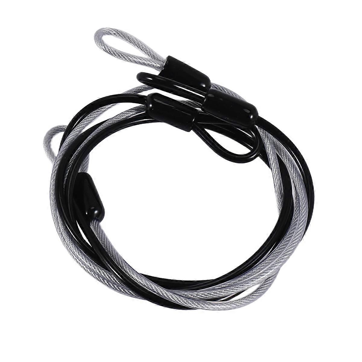 Travel Security Cable Lock,Braided Steel Coated Safety Cable