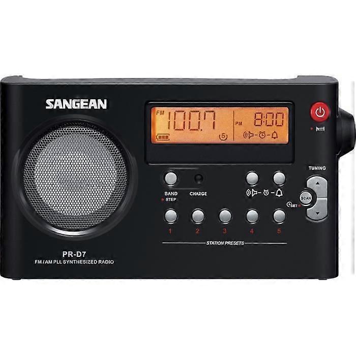 SANGEAN Package PR-D7 Digitales FM/AM Radio Schwarz