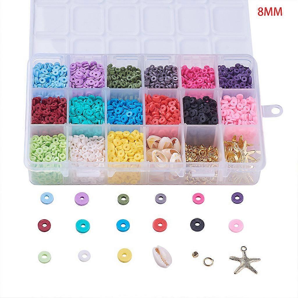 Bohemian Style Jewelry Making Accessories Craft 4/6/8mm Bead with Different Colours Enjoy DIY Making 8MM
