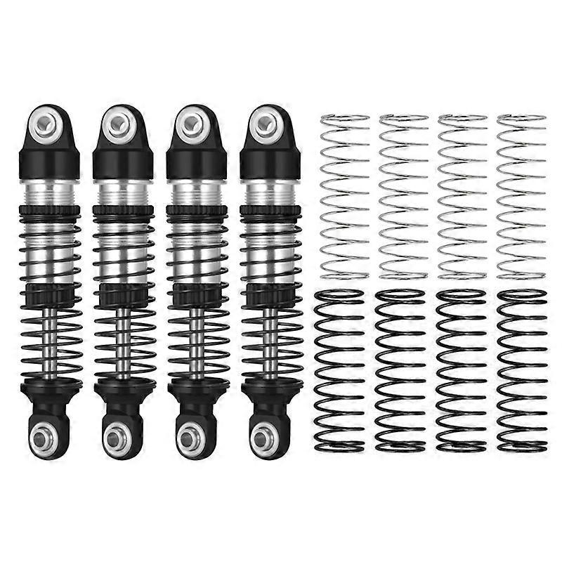 4Pcs Oil Damper for TRX4M -4M 1/18, black