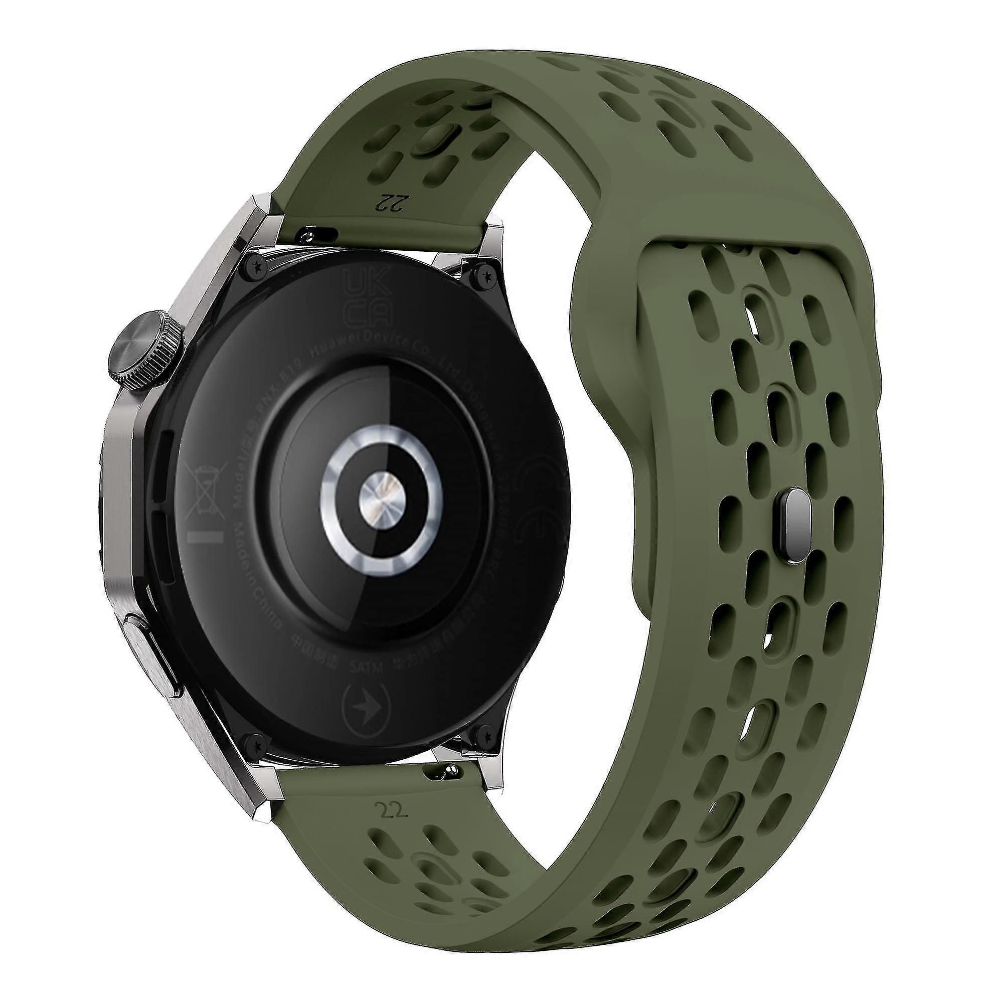 Pour Garmin Venu 3 / Venu 2 / Vivoactive 4 22mm Bracelet de montre Remplacement du bracelet en silicone creux