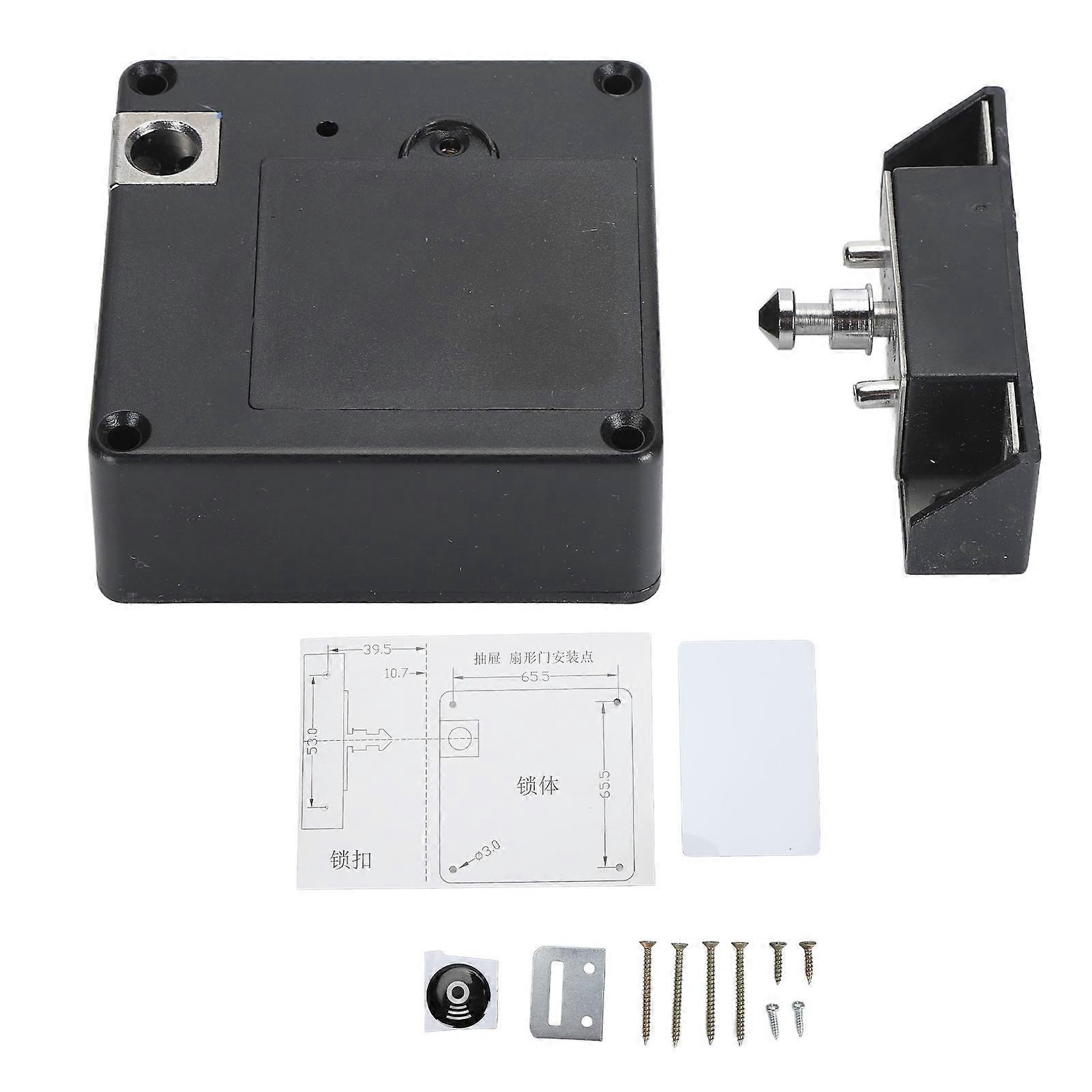 Hidden NFC Electronic Drawer Lock Invisible Cabinet Lock No Punching for Pantry Secret Shelf Locker Shoe Cabinet